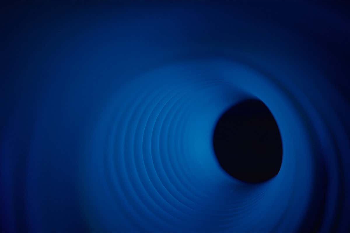 Artist's visioning of a black hole