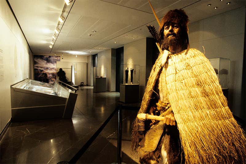 A model of Ötzi the iceman