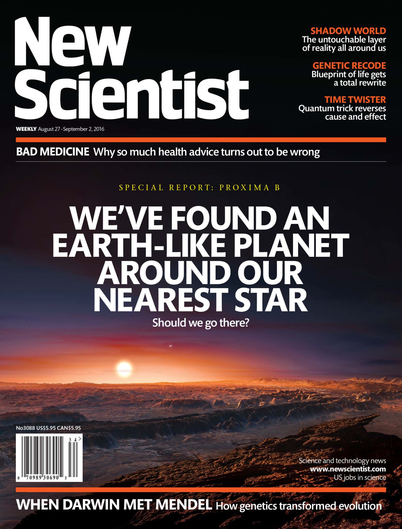 New Scientist issue 3088 cover