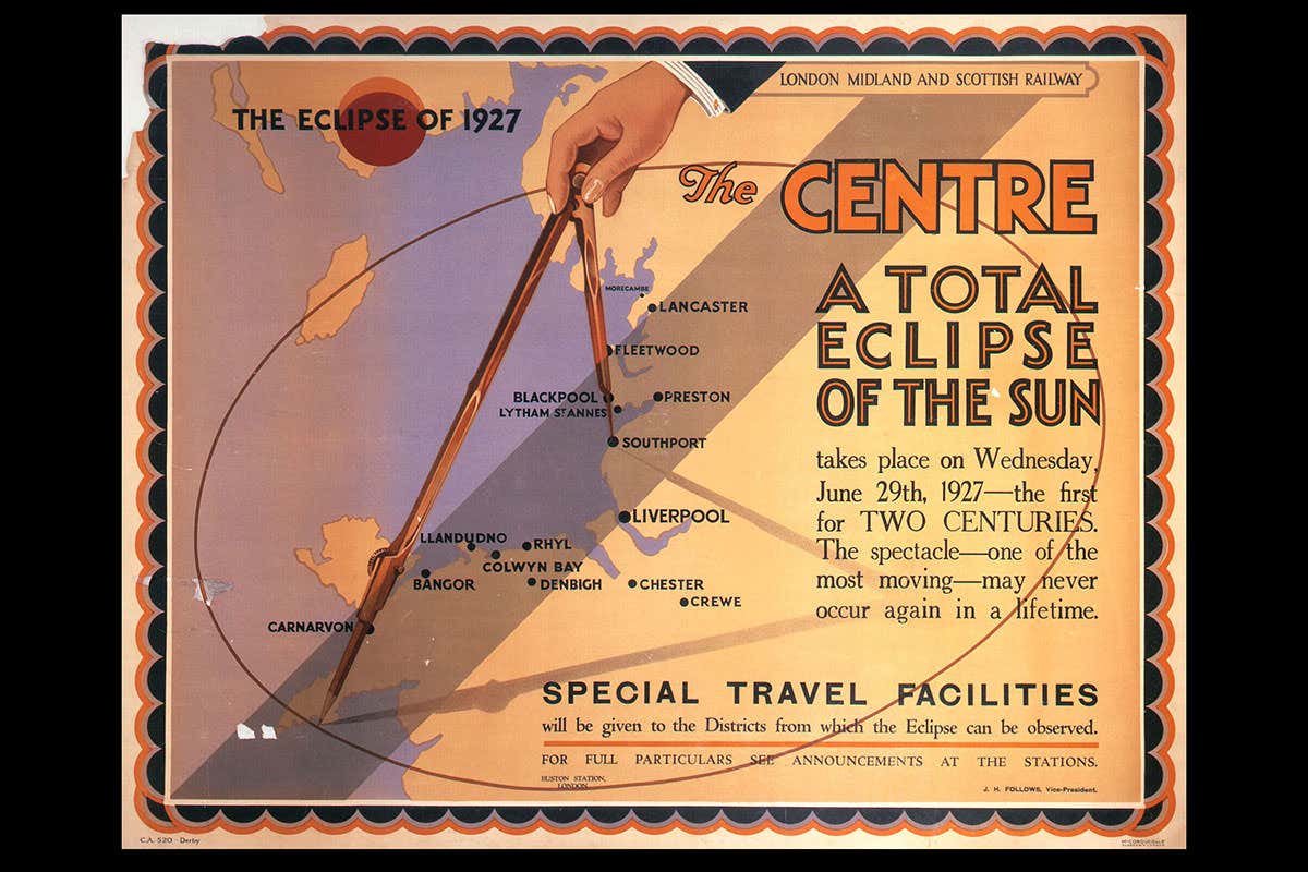 A total eclipse of the sun - LMS poster 1927