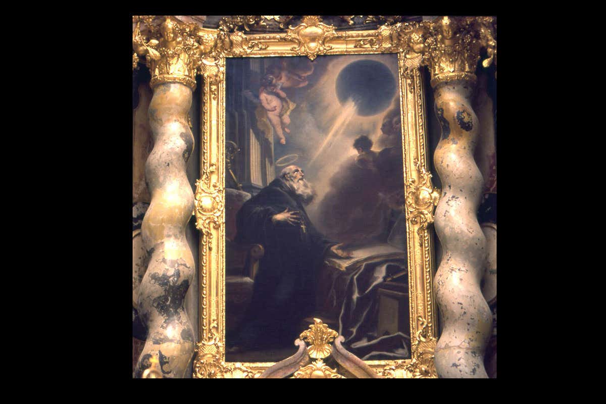 Vision of St Benedict (1735) - Cosmas Damian Asam