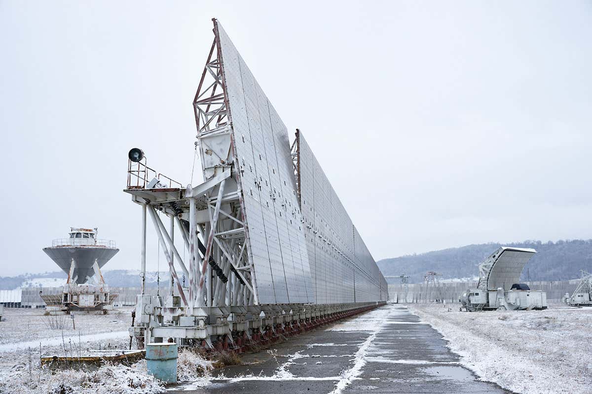The RATAN-600 radio telescope in Zelenchukskaya