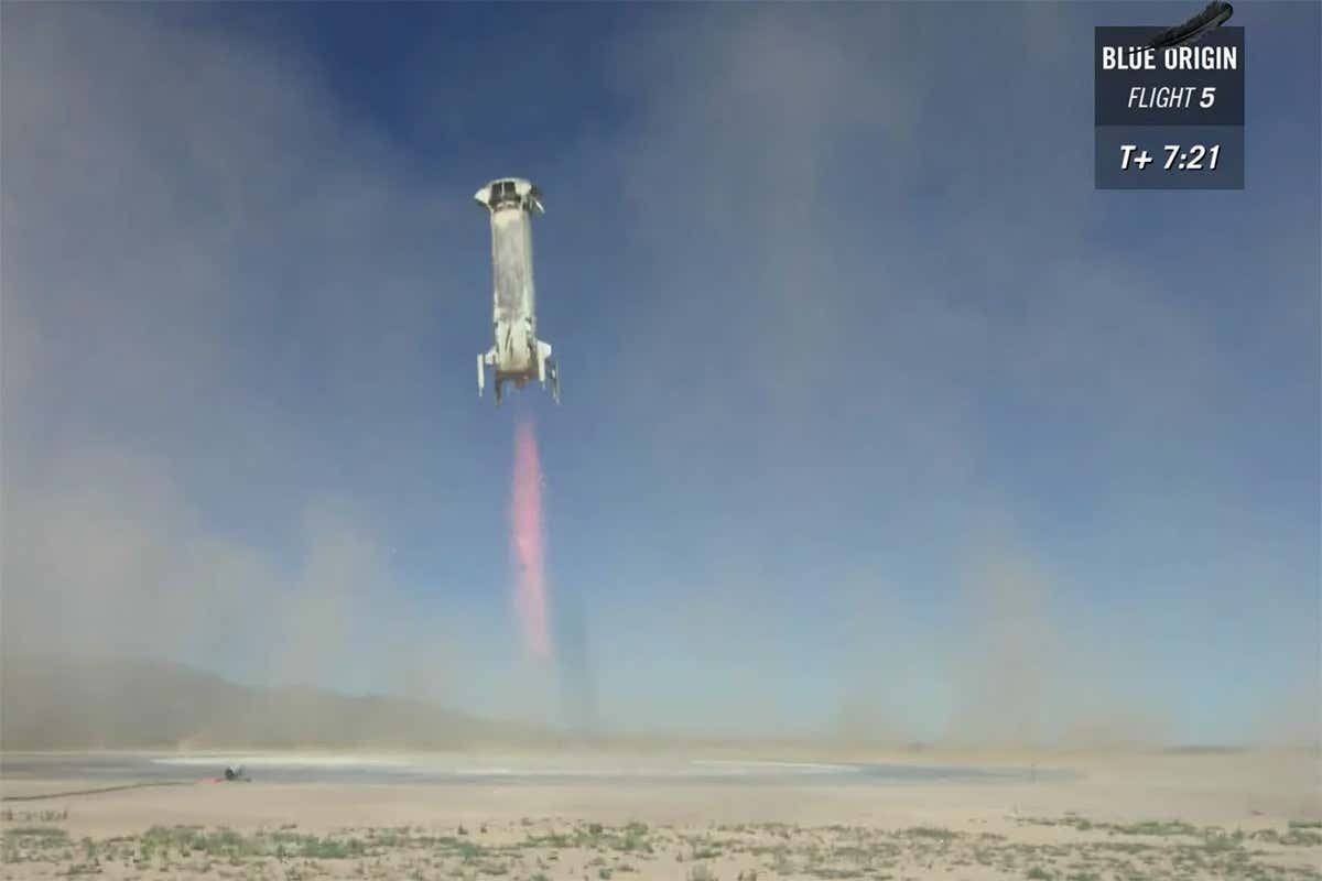 Blue Origin test of escape system for space tourists a success