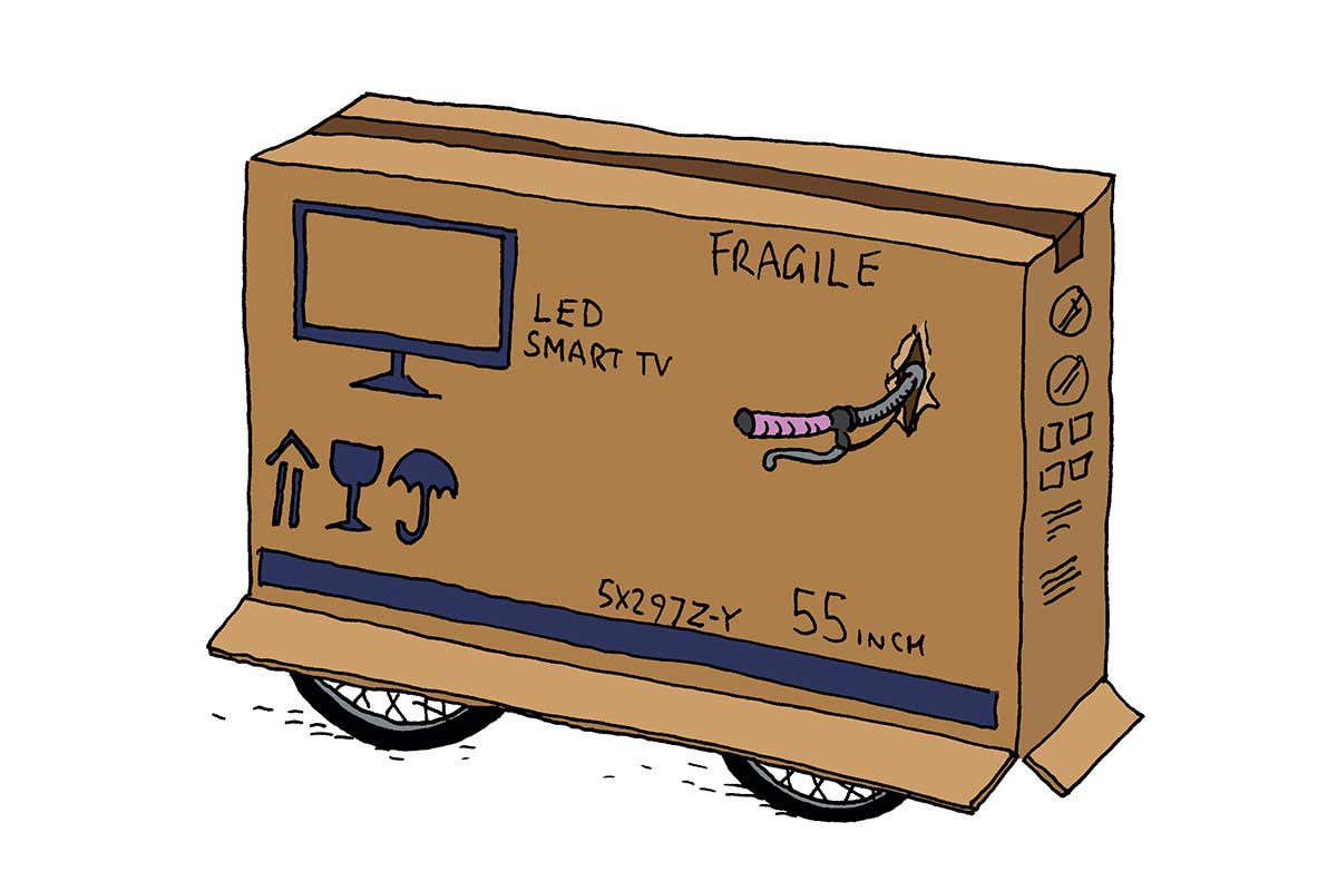 box cartoon