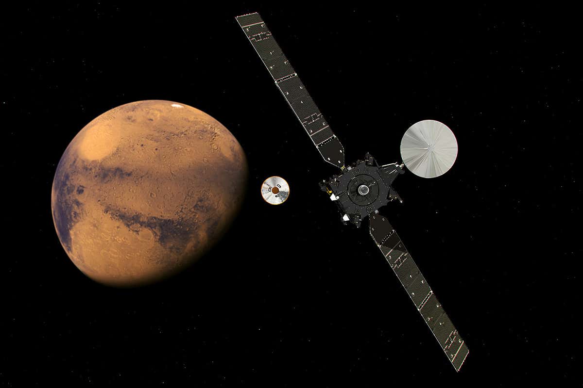 ExoMars nearing the Red Planet