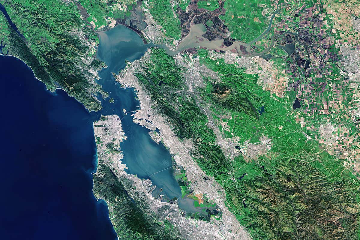 The San Francisco Bay Area from above