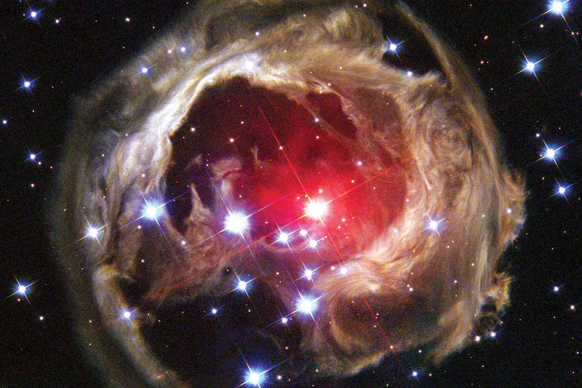 Hubble Space Telescope image of star in the constellation Monoceros