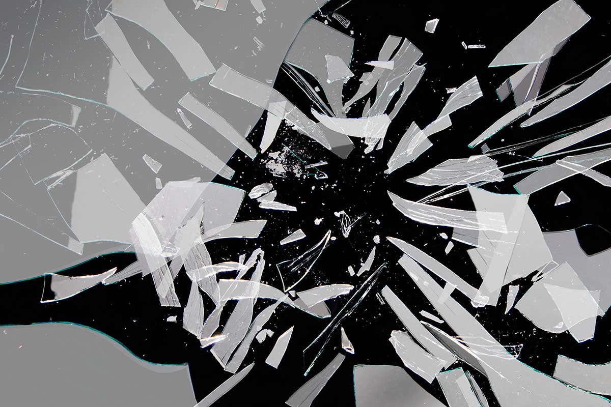 Breaking glass