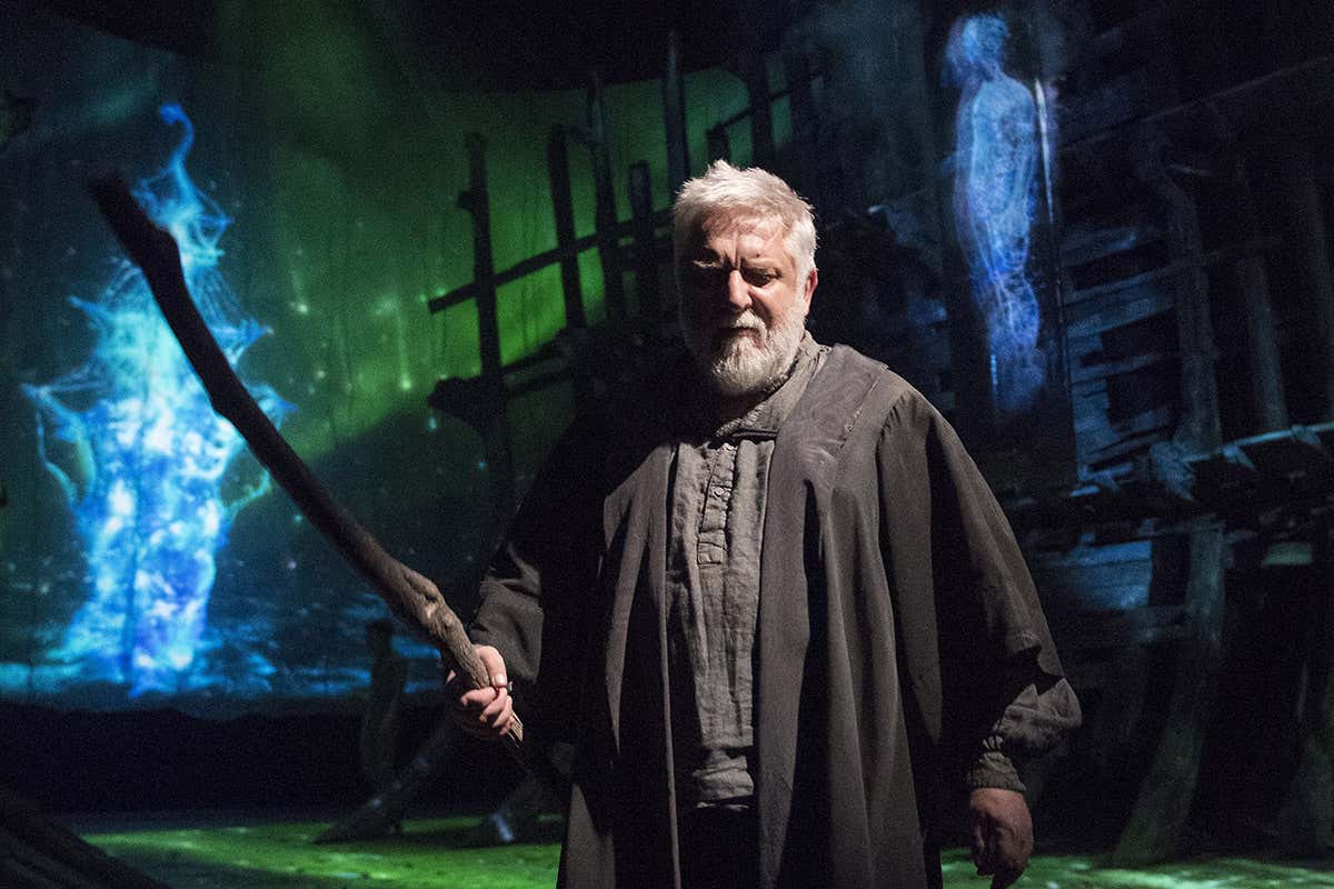 Projected sprite makes Shakespeare’s <i>The Tempest</i> a messy triumph