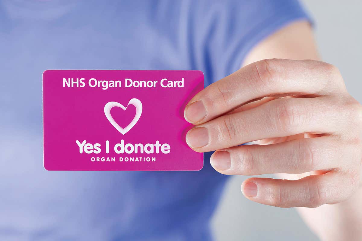 donor card