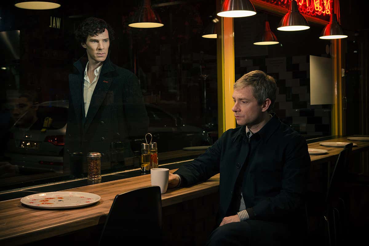 Scene from the BBC's Sherlock