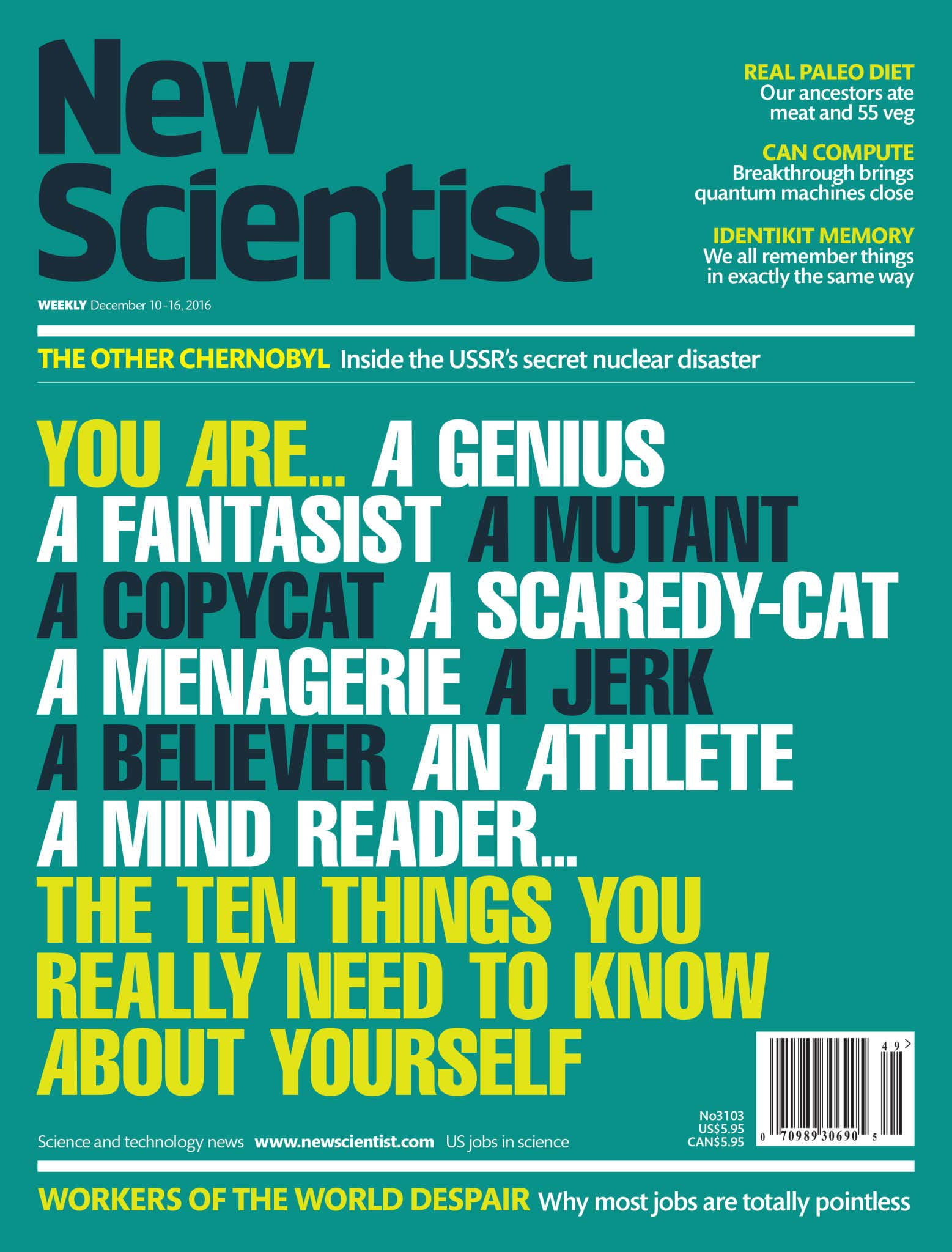 New Scientist issue 3103 cover
