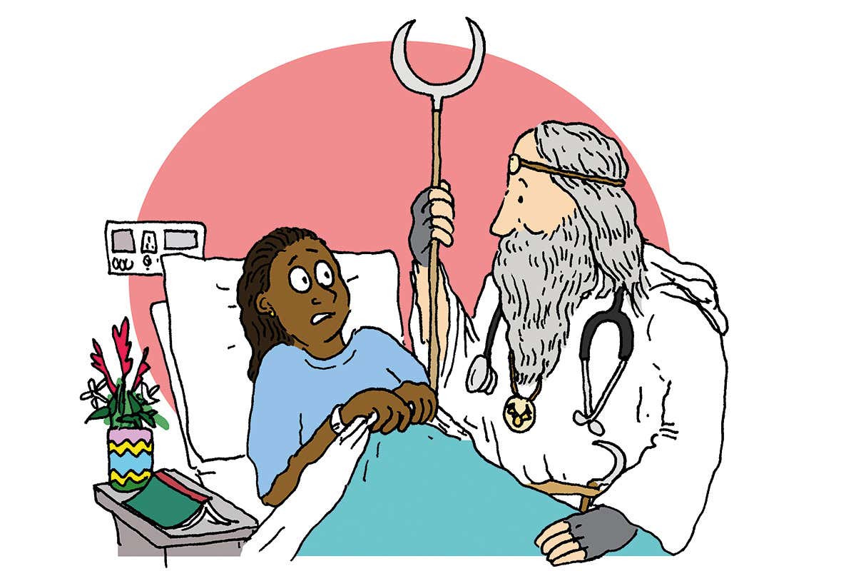 alternative doctor cartoon