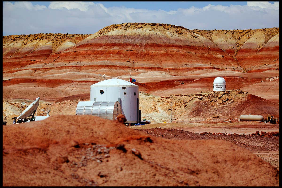 Reddish geology of Utah desert