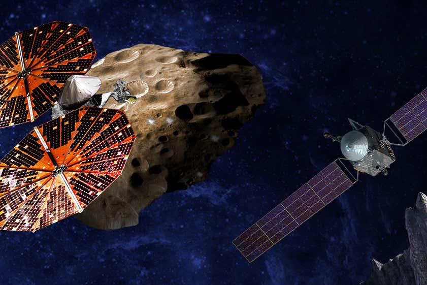 Metal asteroid and Trojans selected for next NASA missions