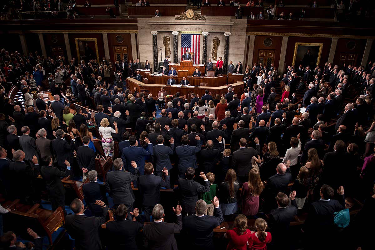House of Representatives being sworn in