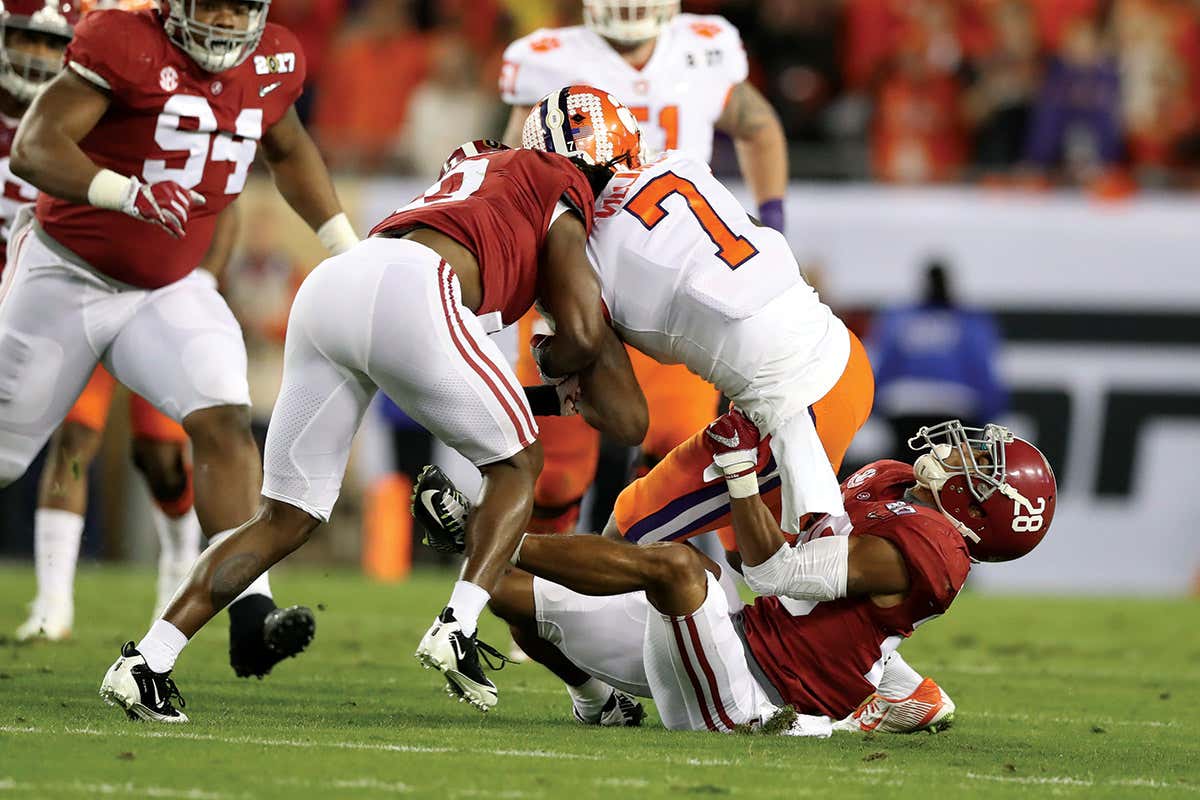 American football action