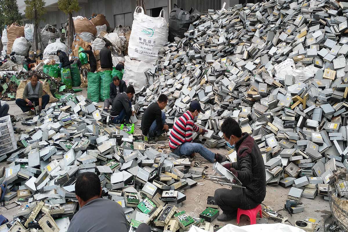 Chinese e-waste factory