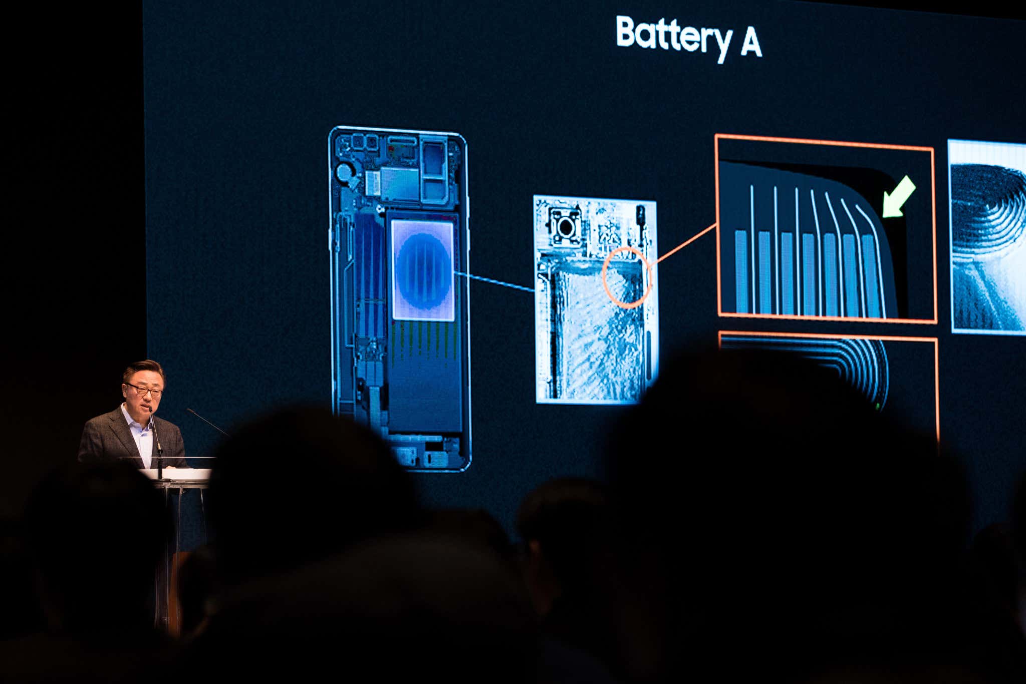 Samsung announces problems with the Galaxy Note 7 at a press conference