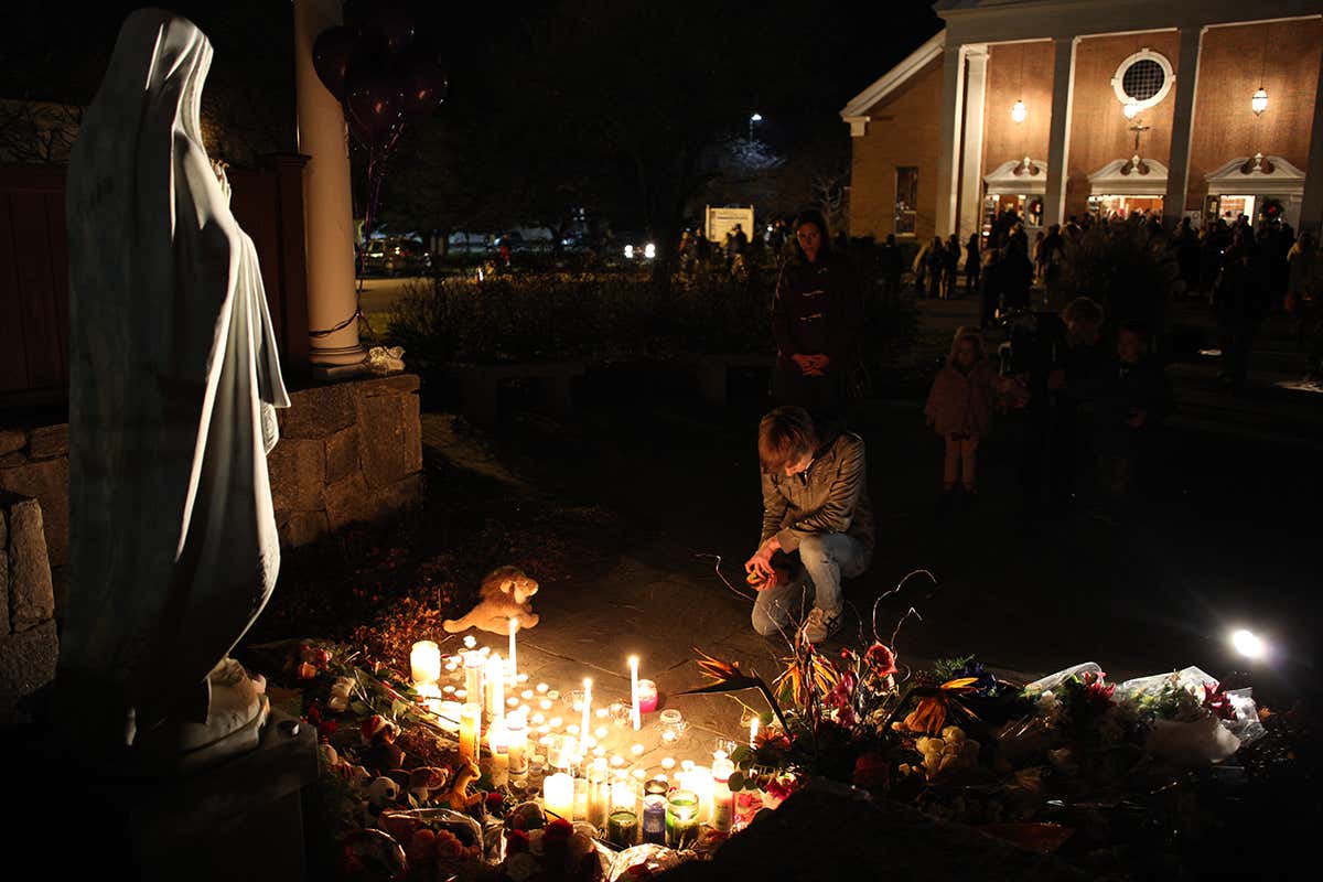 A vigil after a shooting