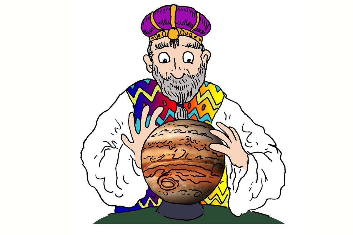 crystal ball cartoon