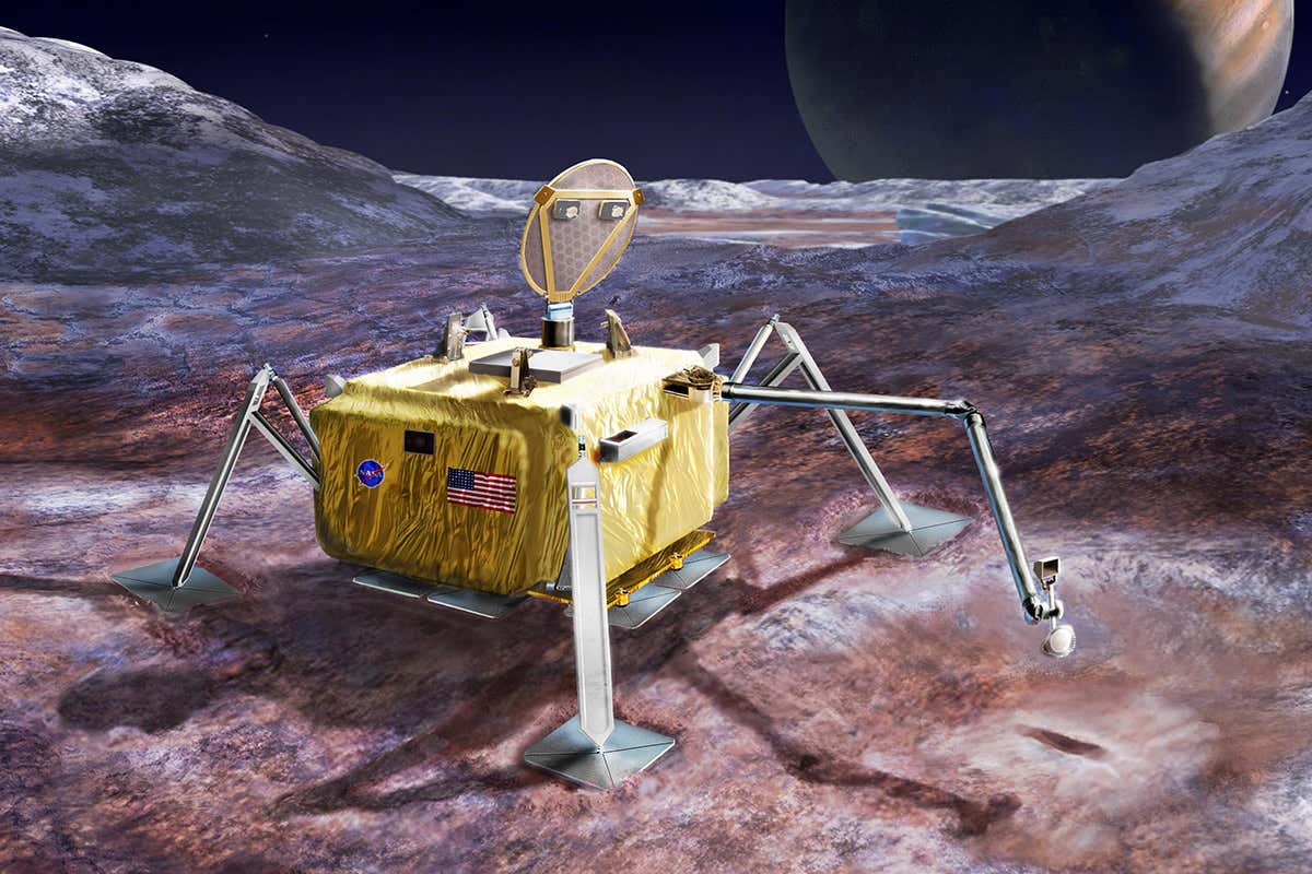 Lander looking for life