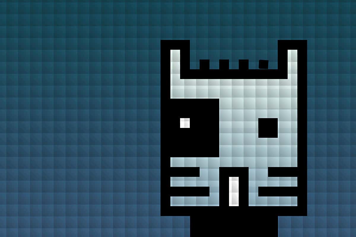 Computer image of a cat