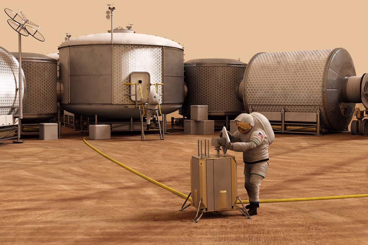 Future astronauts will need places to live on Mars