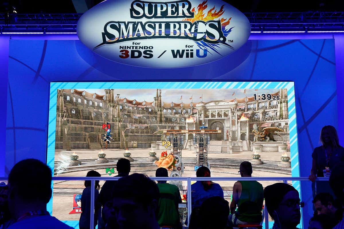 A Super Smash Bros. tournament