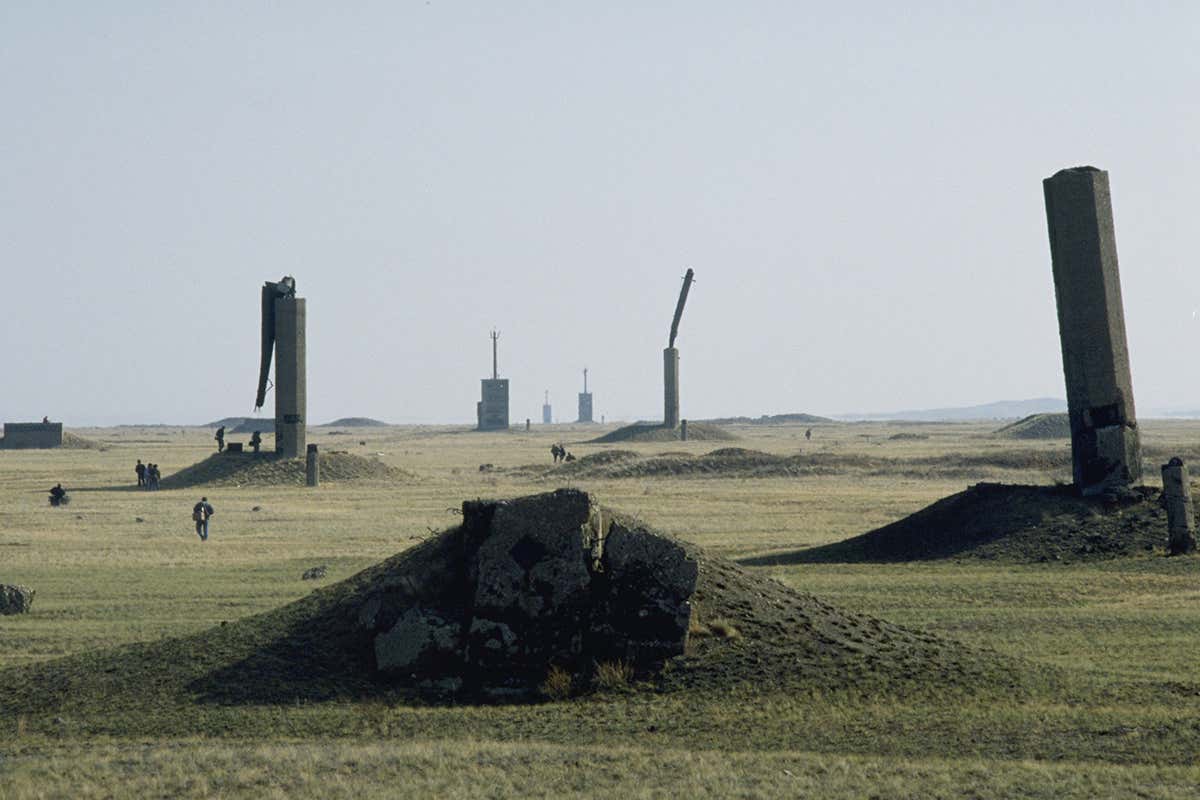 Semipalatinsk nuclear test site in Kazakhstan