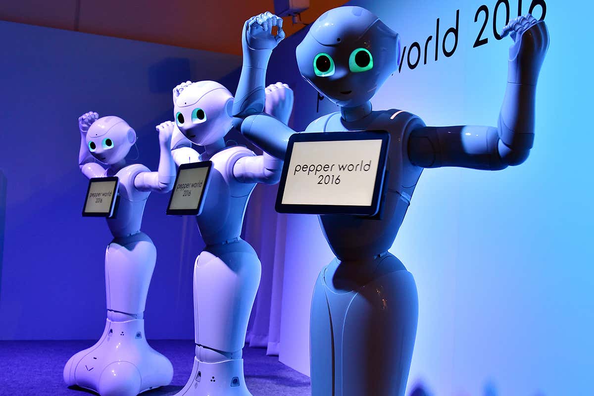 Robots on display