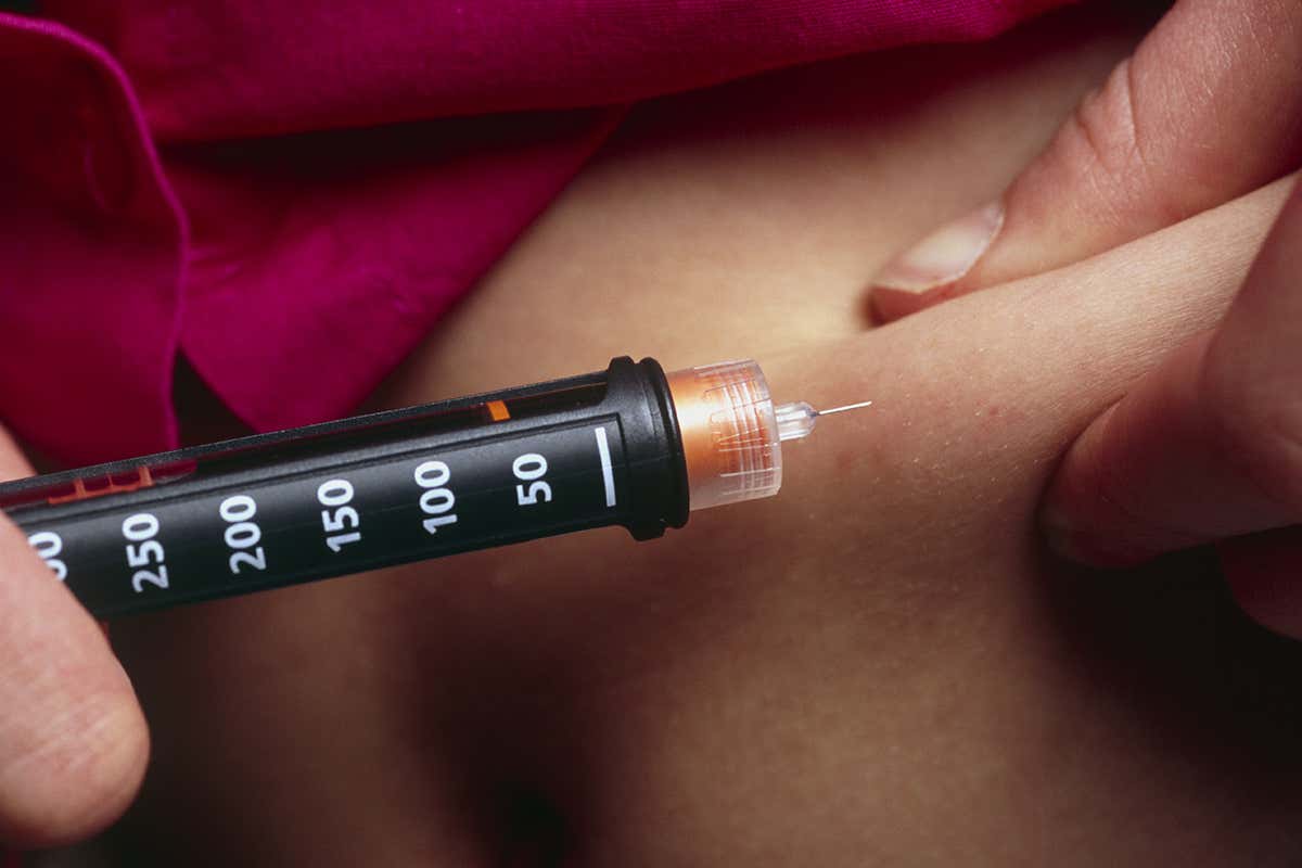 A needle for an injection
