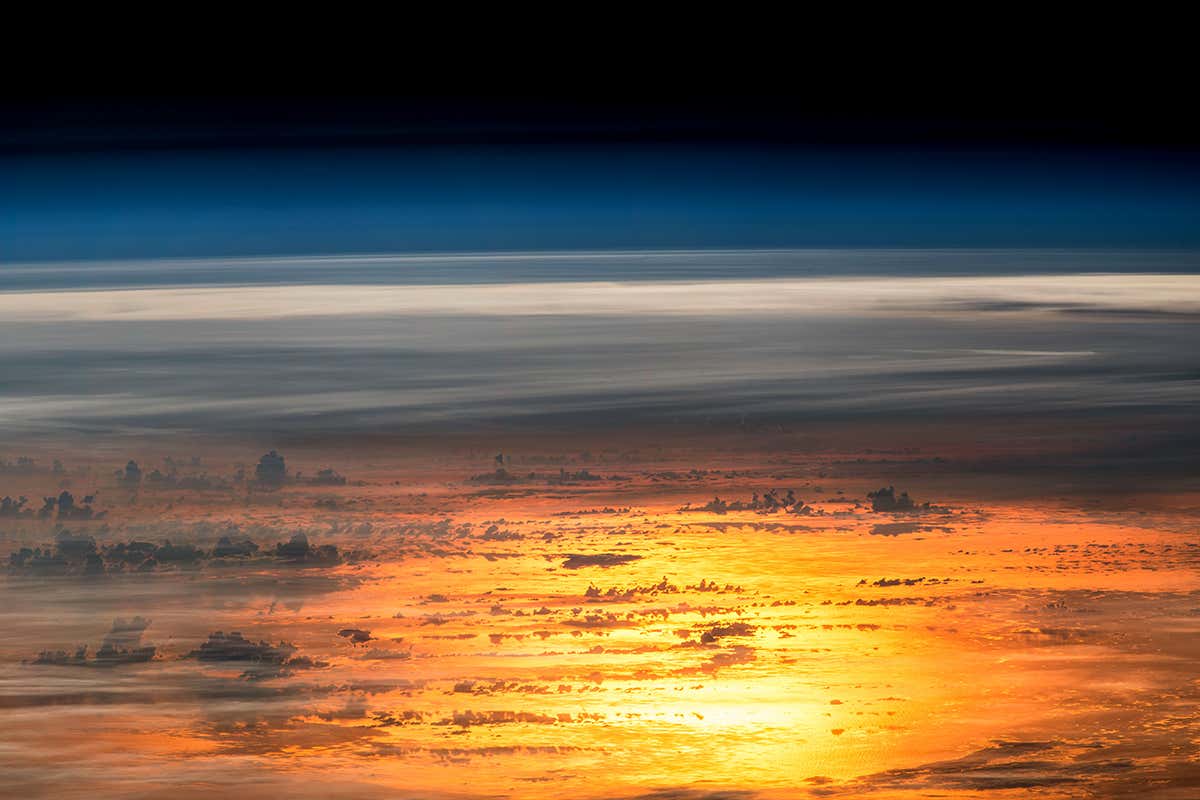 Sunset from the International Space Station