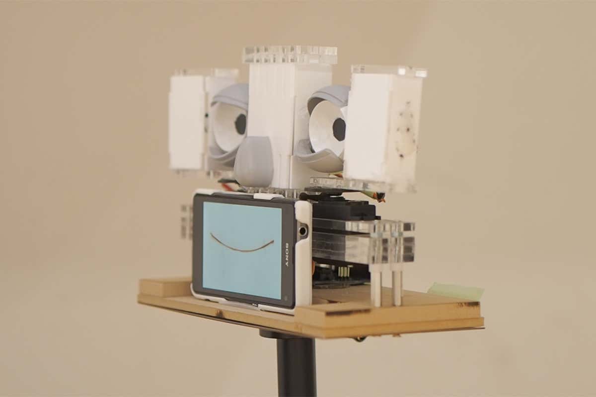 Transgazer with its concave eyes