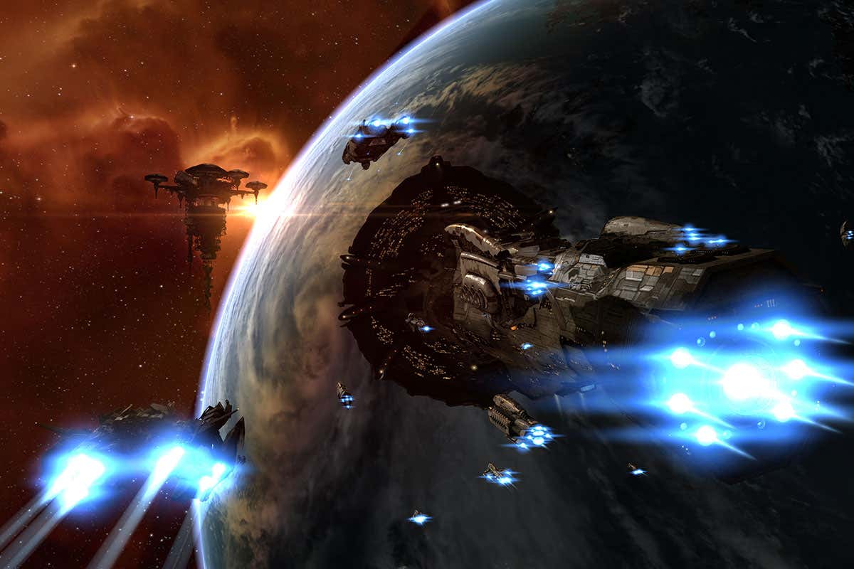 Screen shot from the EVE Online game