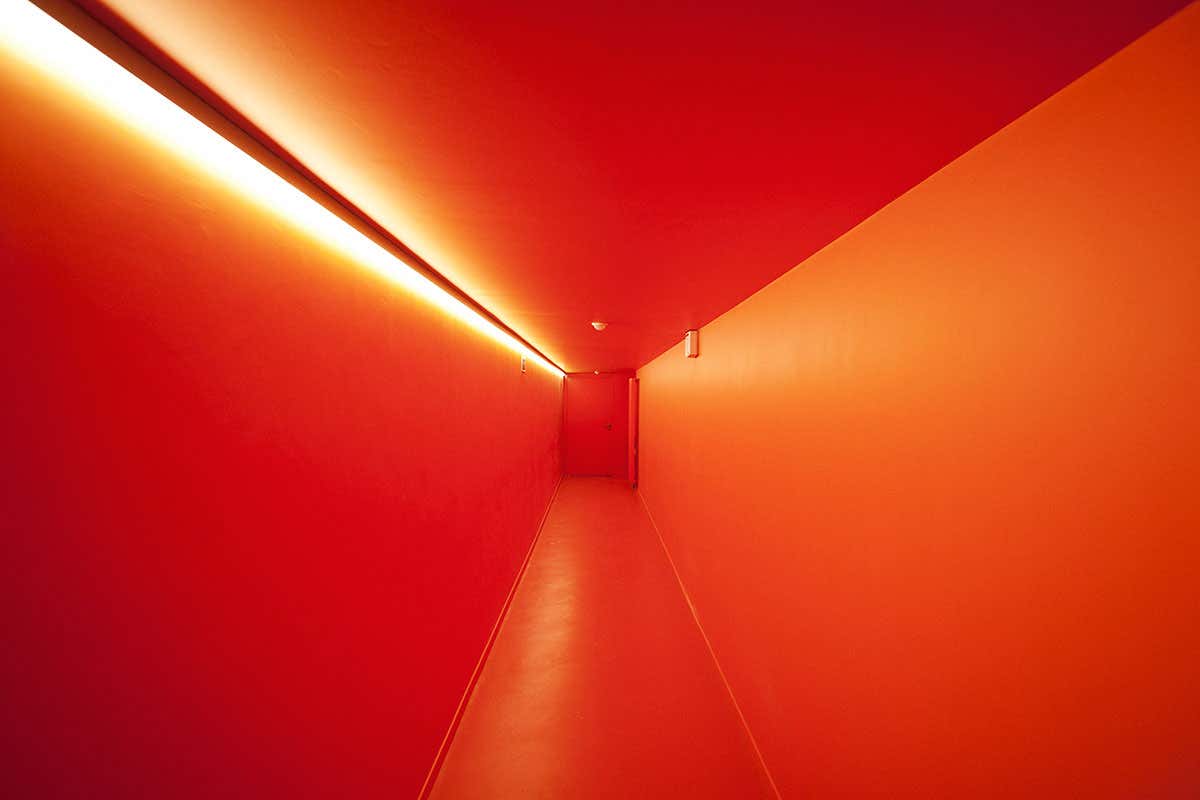 orange room