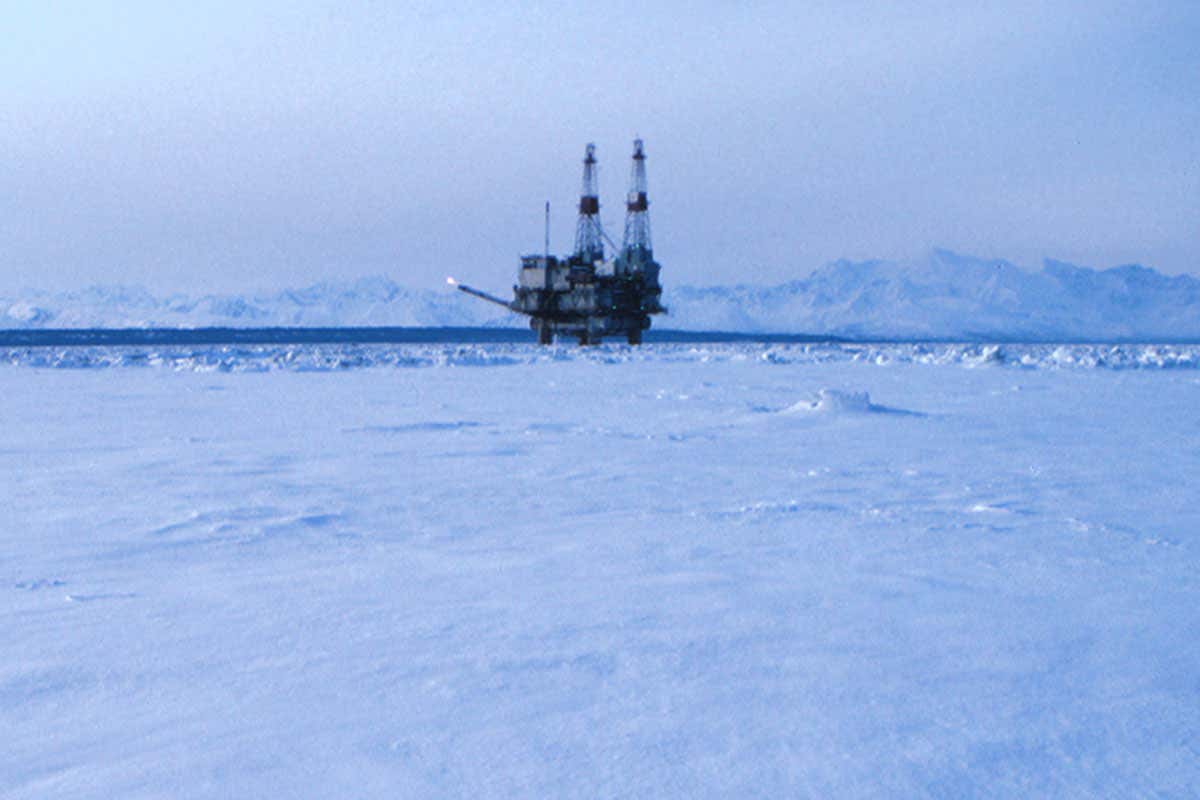 A ship in the Arctic