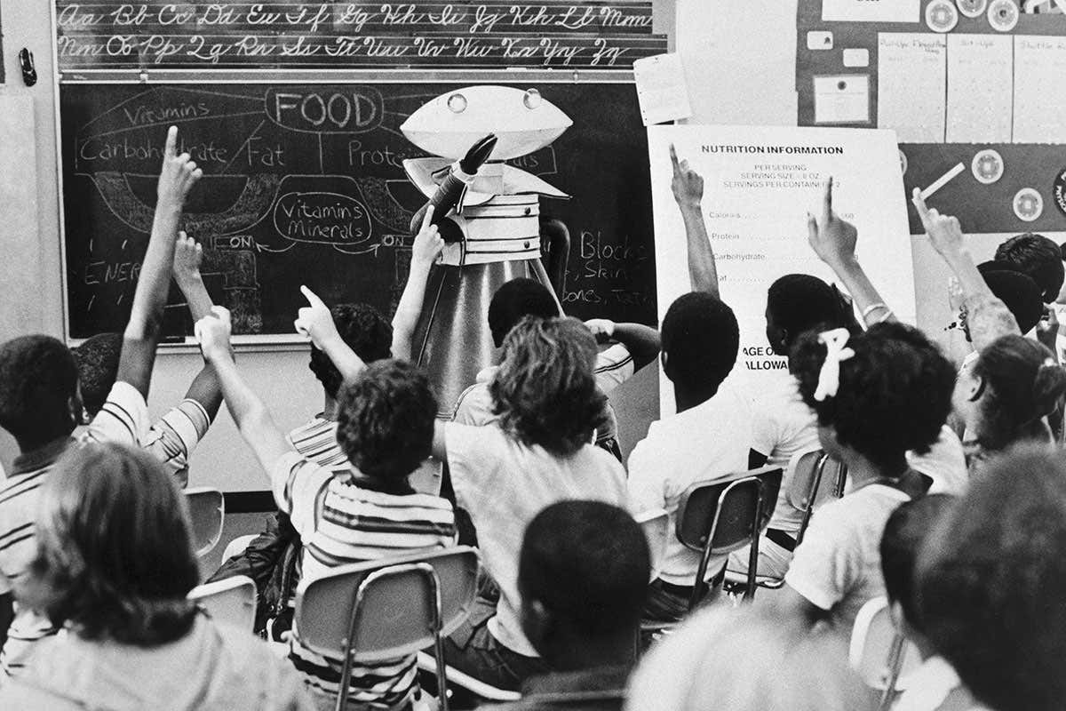 A robot in the classroom