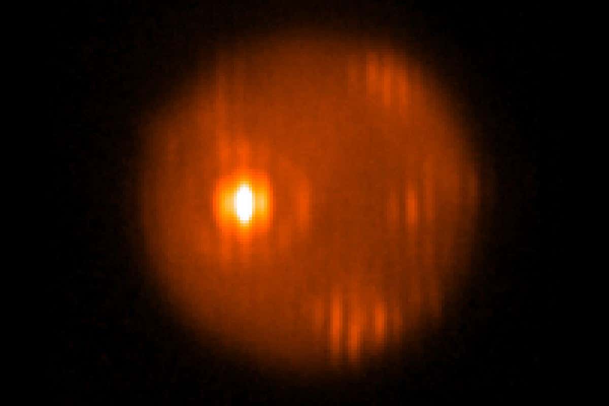 A temperature map revealed not one, but two waves