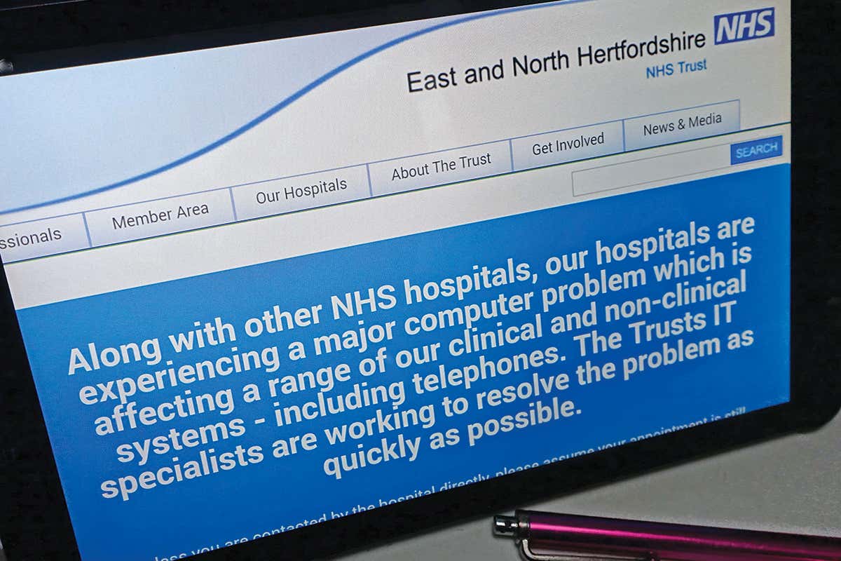 NHS cyberattack