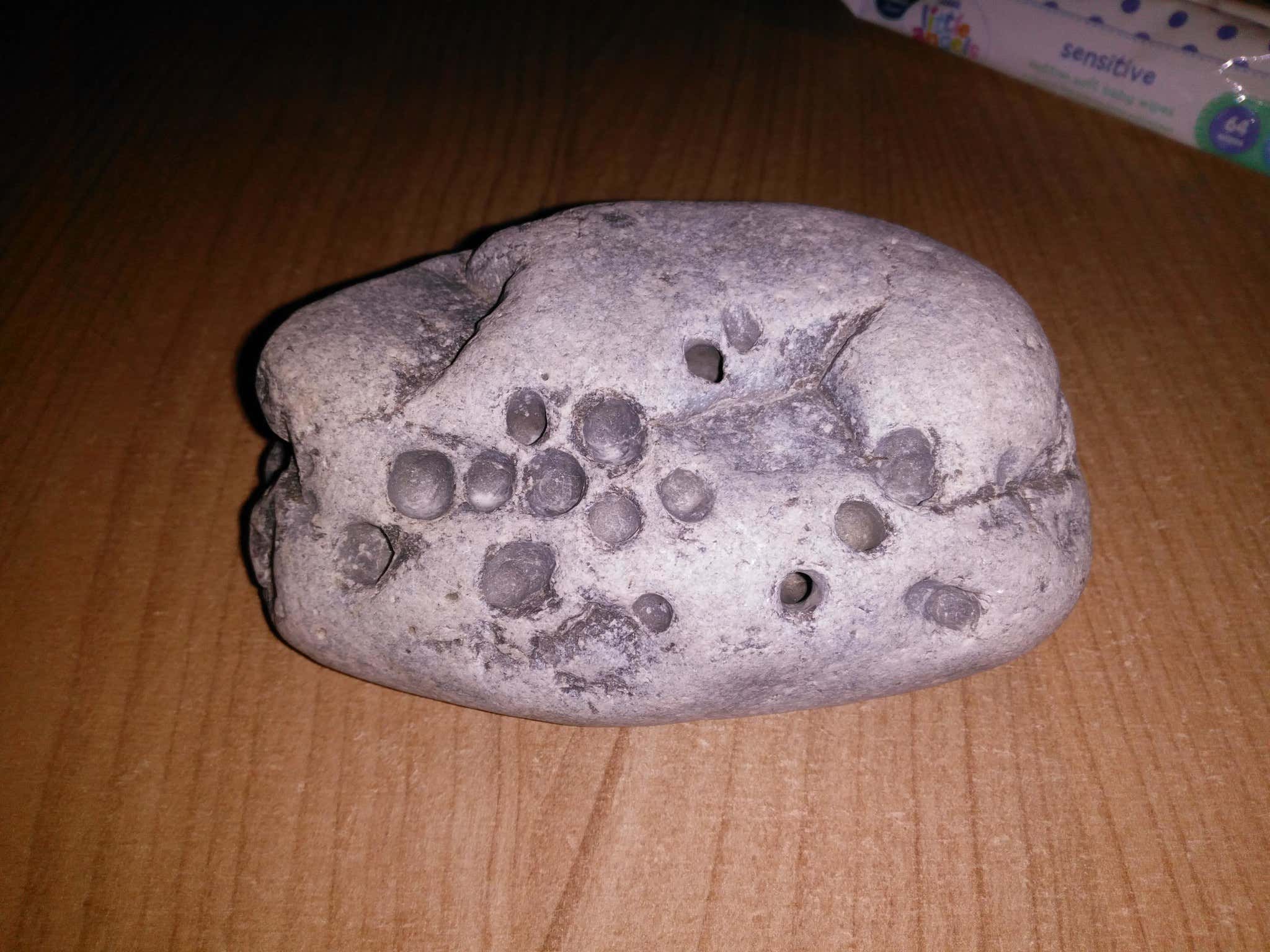 rock with holes