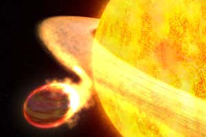 The hottest planet yet is twice Jupiter’s size and hot as a star