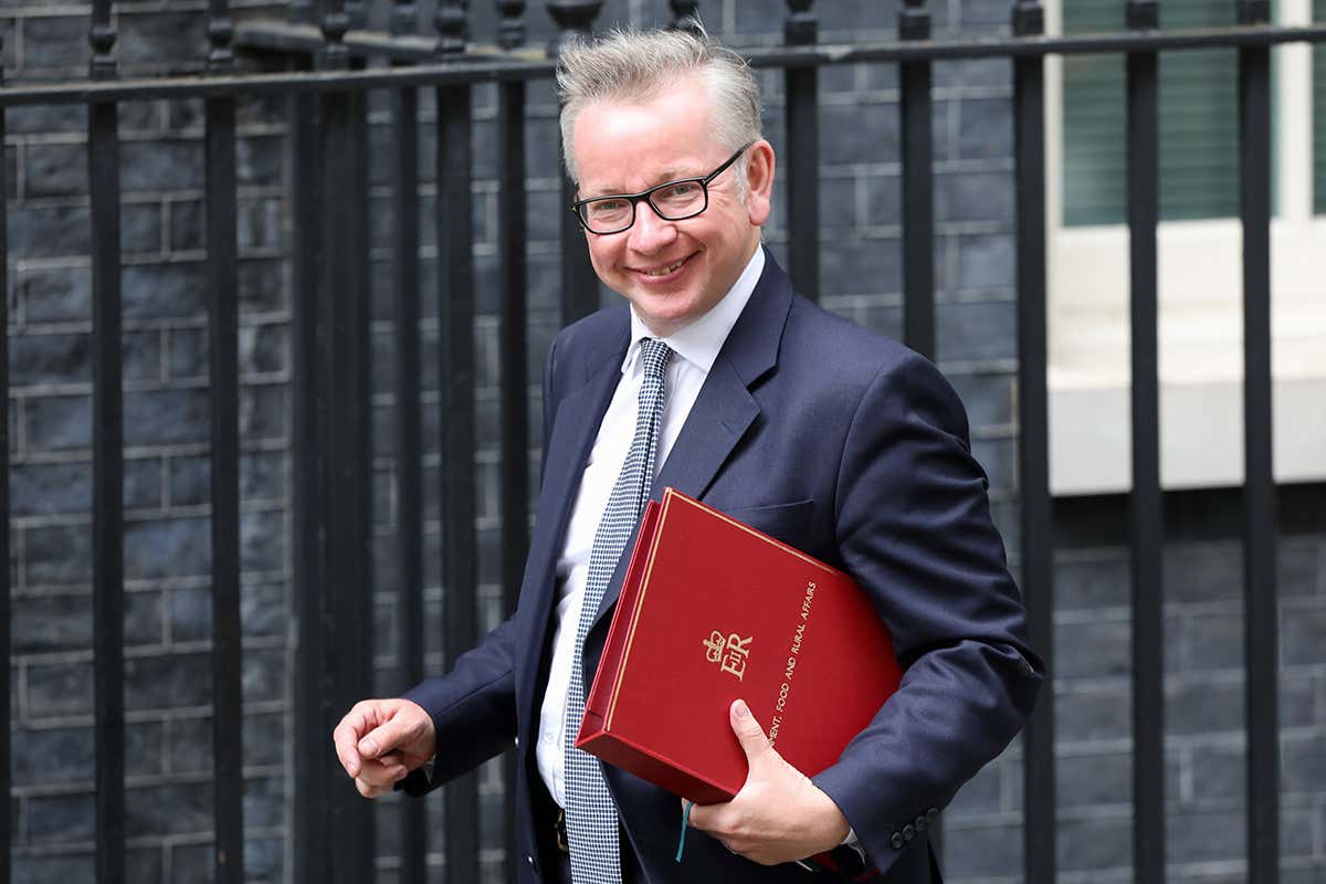 Michael Gove, U.K. environment secretary, arrives at Downing Street in London, U.K., on Monday, June 12, 2017