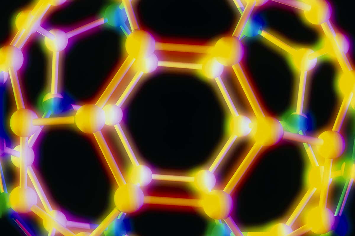Diagram of a buckyball