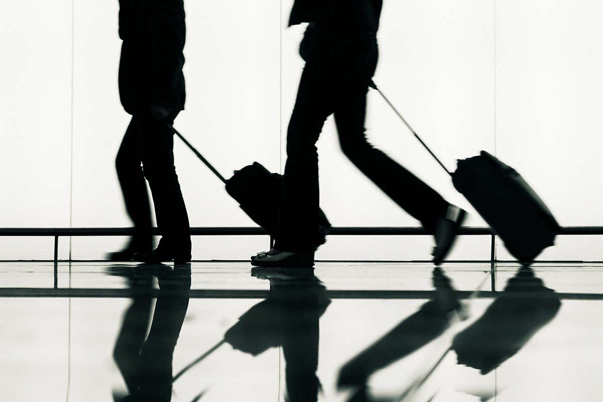 Walk really fast to stop a wobbly suitcase ruining your holiday