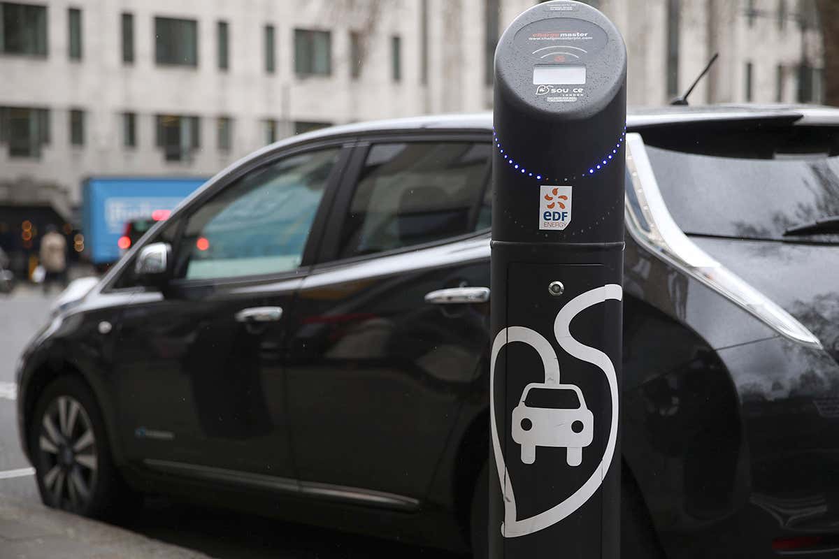 electric car charging station