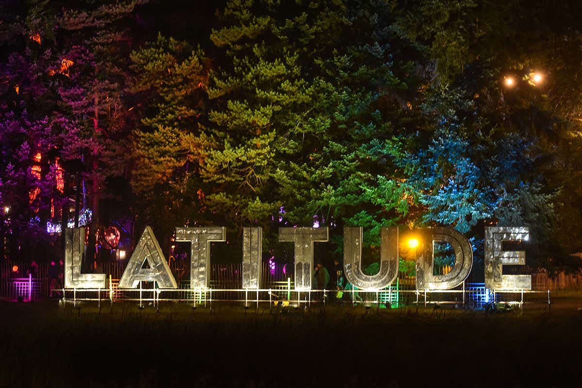 Sign saying Latitude