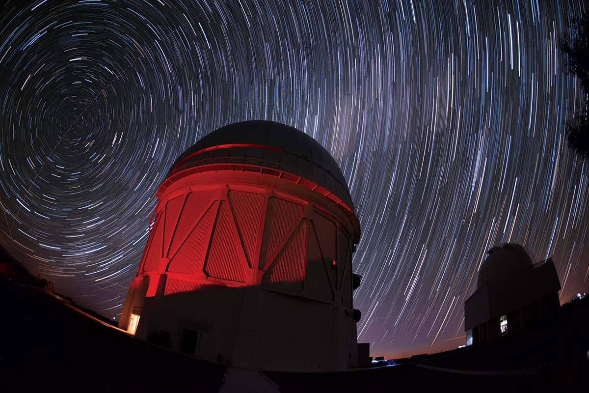 Victor M. Blanco Telescope and stars