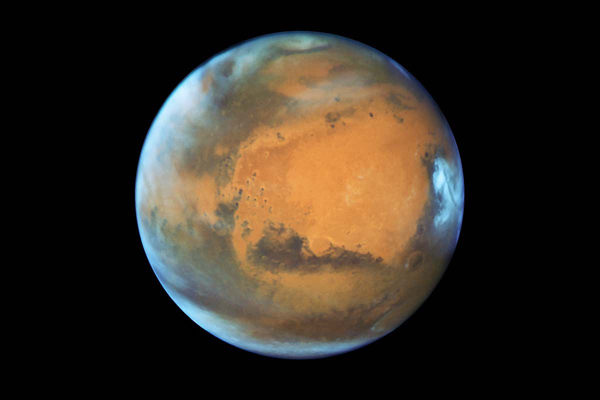 Image of Mars from the Hubble Space Telescope