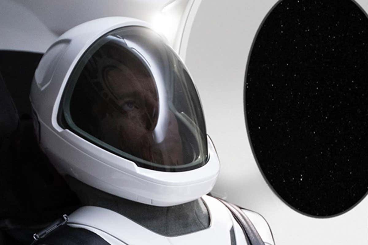 A SpaceX space suit